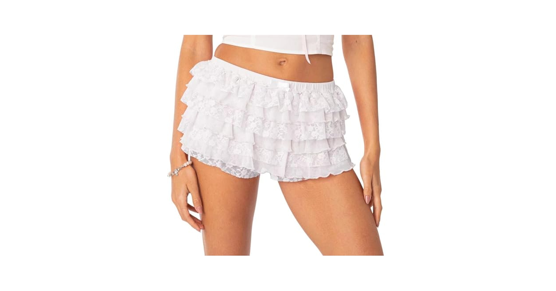 パンツ muguet frill lace short pants frill lace short pants